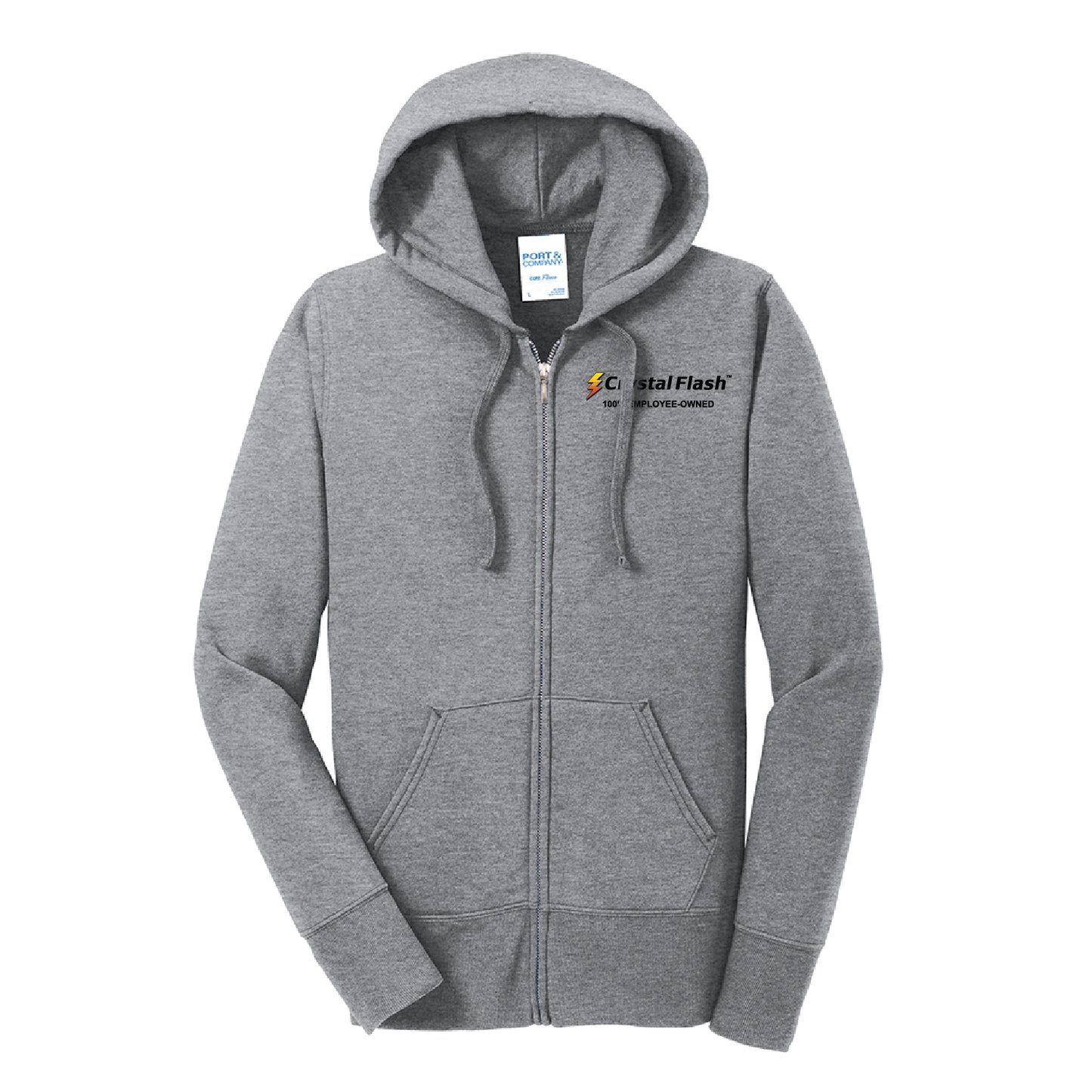 Port and Company Ladies Core Fleece Full Zip Hoodie