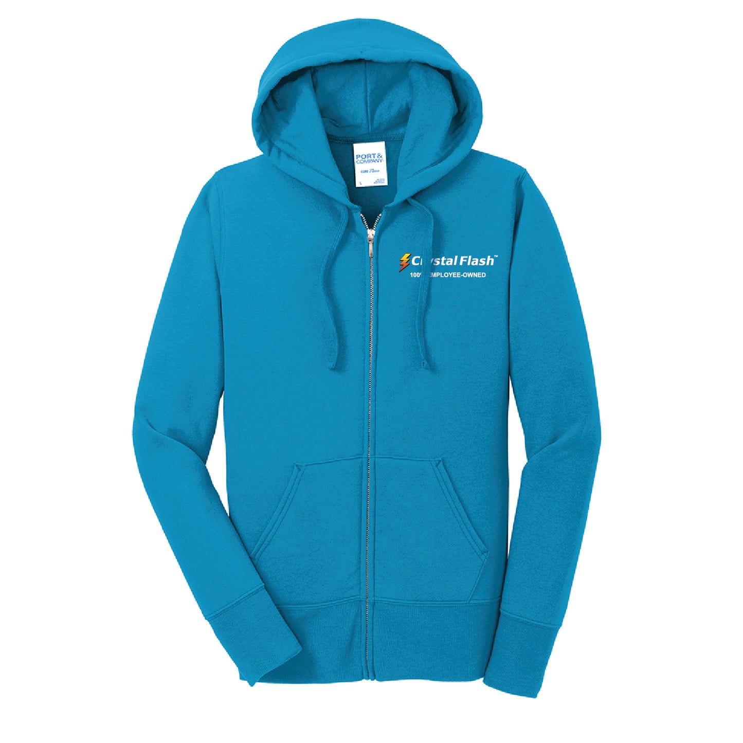 Port and Company Ladies Core Fleece Full Zip Hoodie