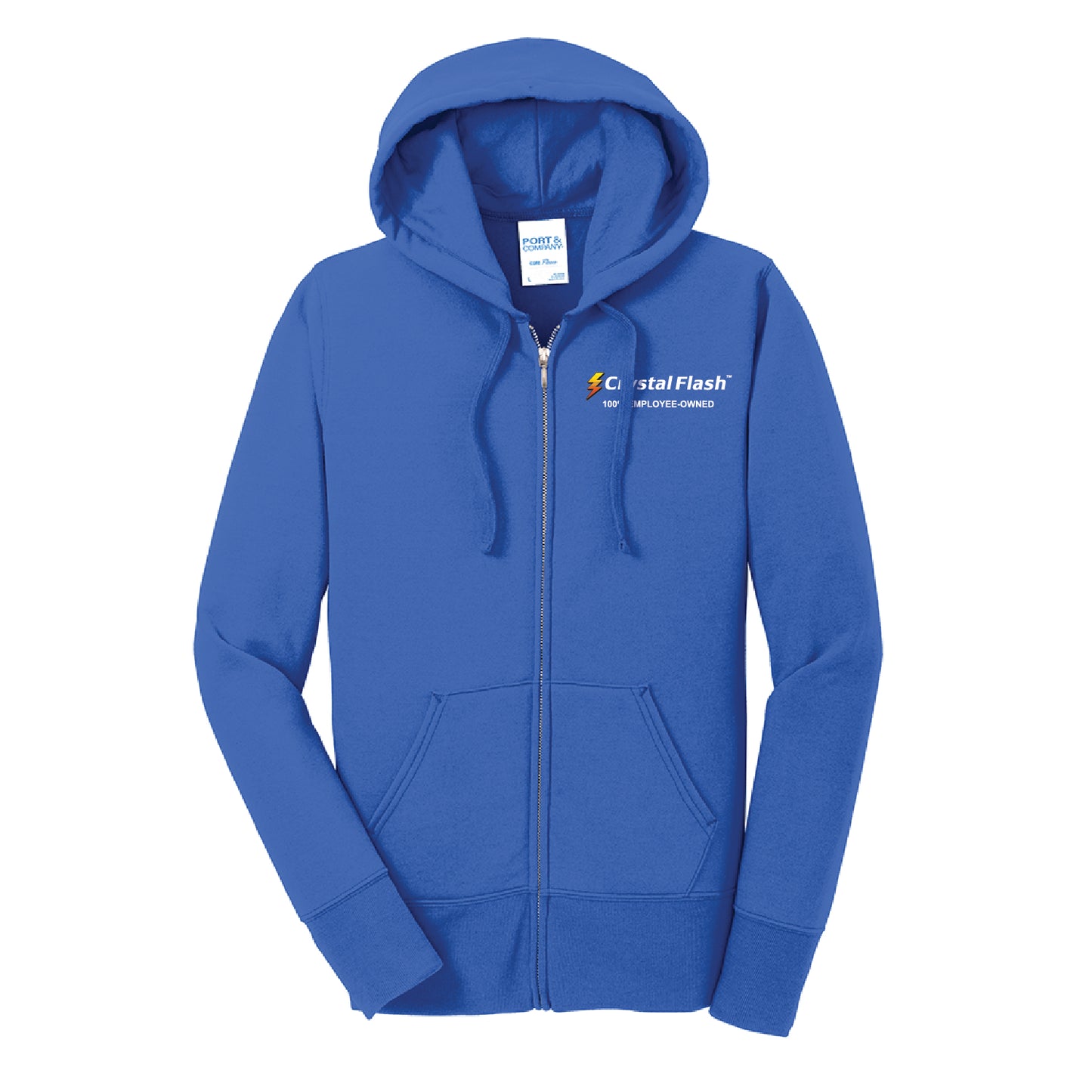 Port and Company Ladies Core Fleece Full Zip Hoodie