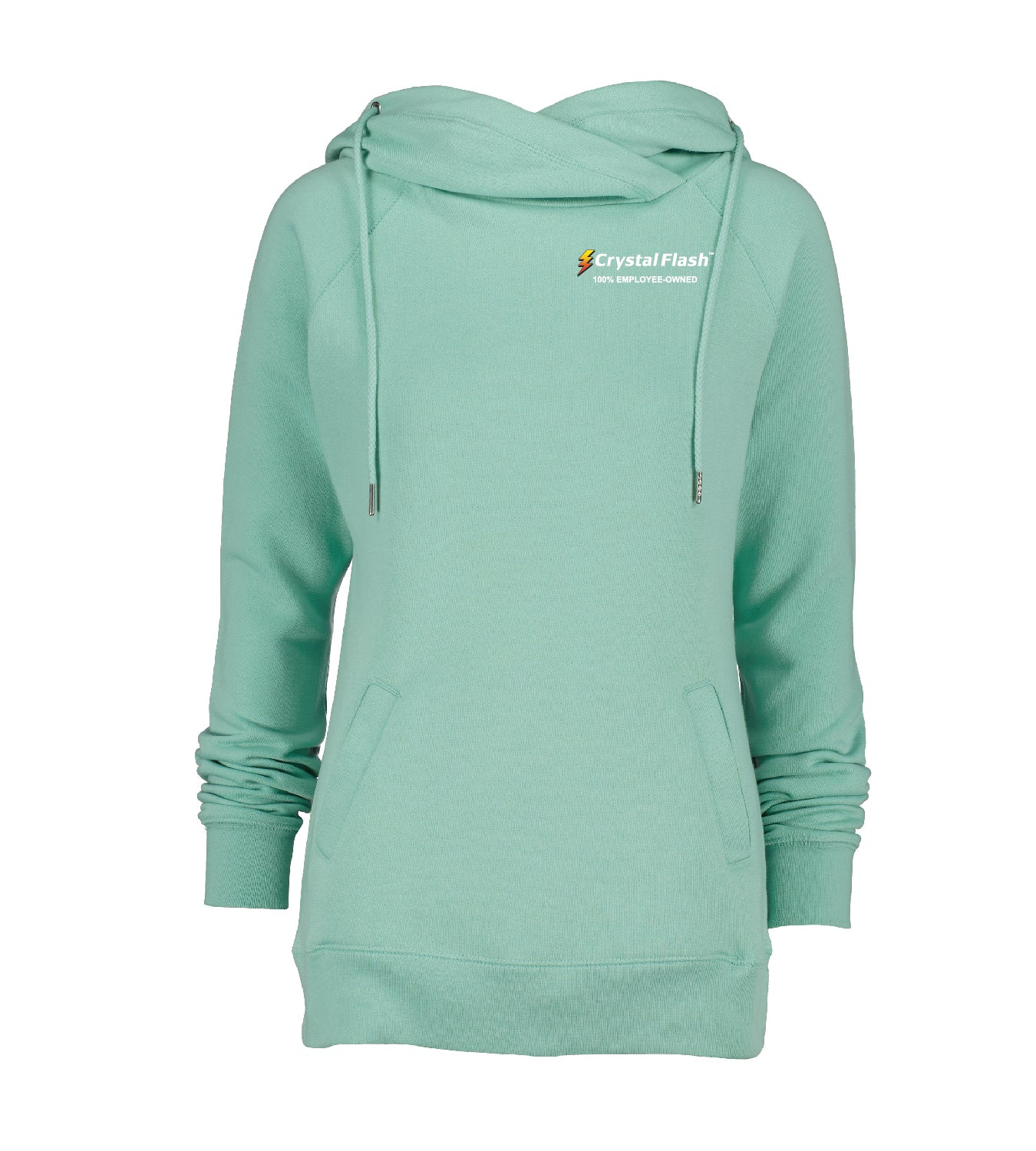 Enza Ladies Funnel Neck Pullover Hoodie