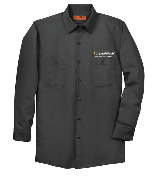 Red Kap Industrial Work Shirt - Long Sleeve