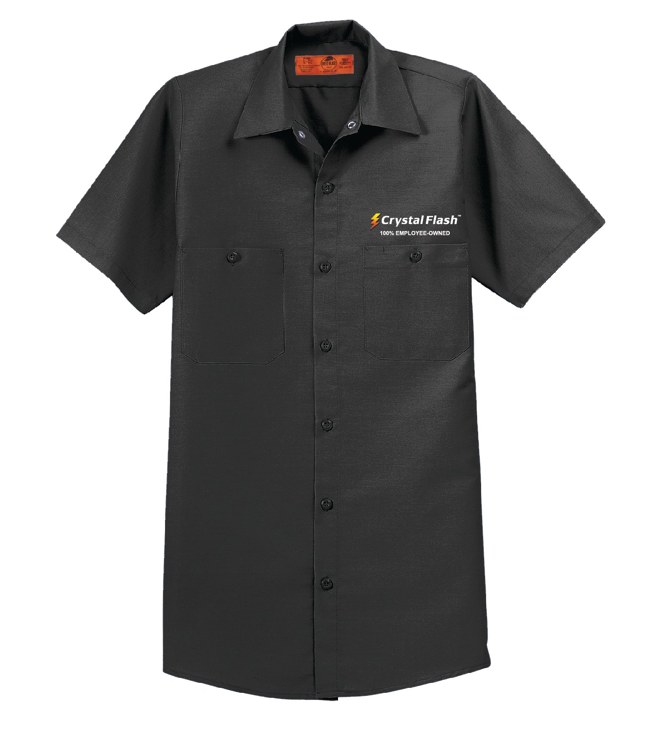 Red Kap Long Industrial Work Shirt - Short Sleeve